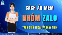 Hướng dẫn ẩn mem nhóm Zalo