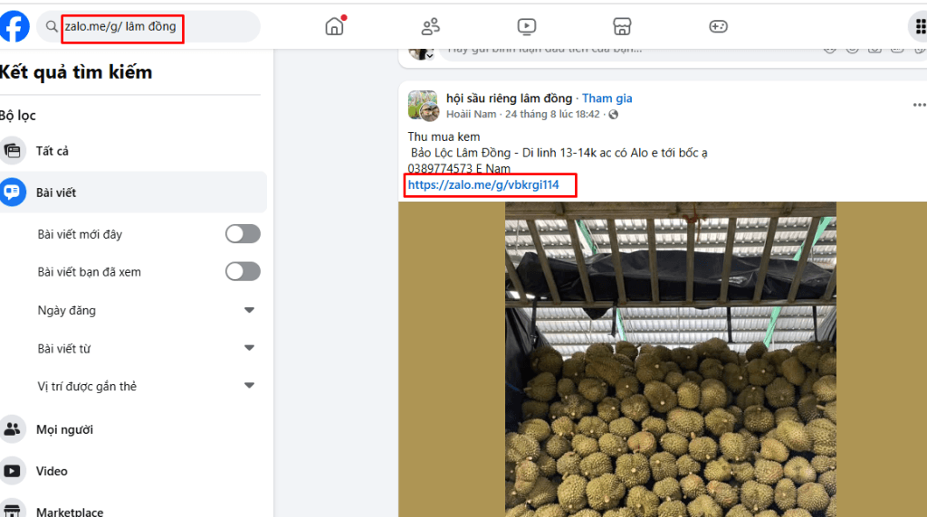 Mẹo tìm kiếm các nhóm Zalo Lâm Đồng