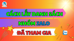 Cách lấy danh sách nhóm Zalo đã tham gia
