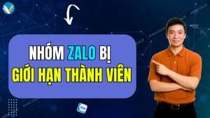 Nhóm Zalo bị giới hạn thành viên