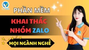 Phần mềm khai thác nhóm Zalo