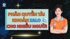 Phân quyền tài khoản Zalo