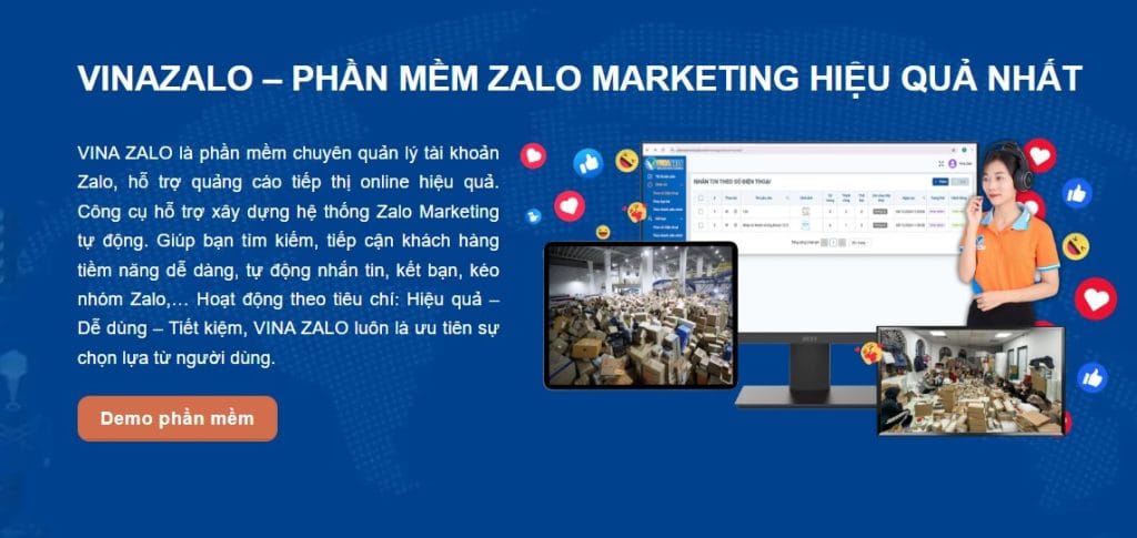 Phần mềm Marketing Zalo
