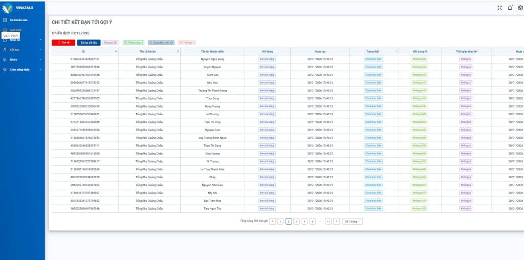Tính năng kết bạn theo gợi ý