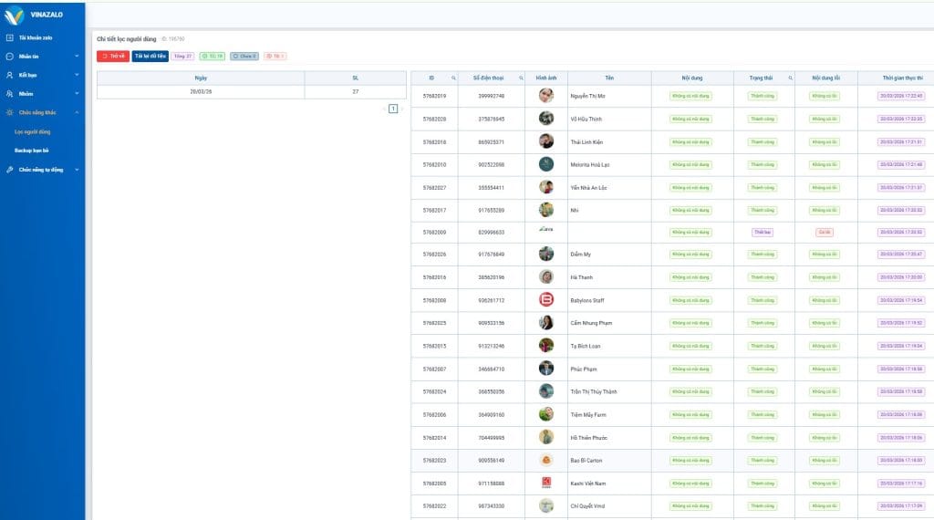 Phần mềm lọc Data khách hàng