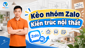 Kéo nhóm Zalo kiến trúc nội thất